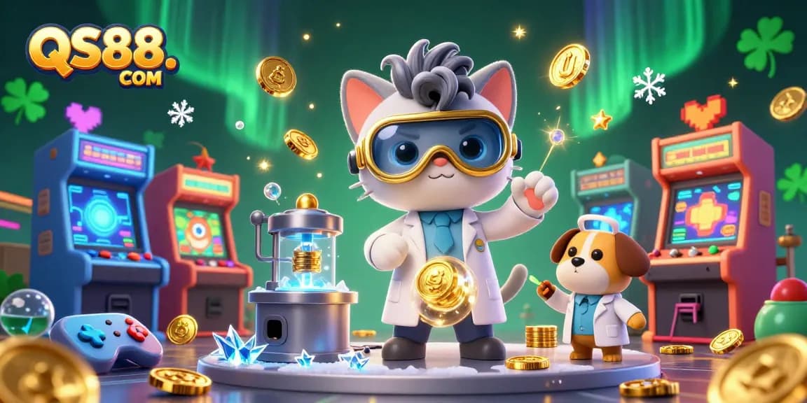 Experience exciting gameplay at QS88. COM with colorful arcade elements in action.