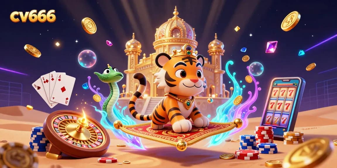 Spin the reels and win with cv666's exciting gaming experience featuring rich casino elements.
