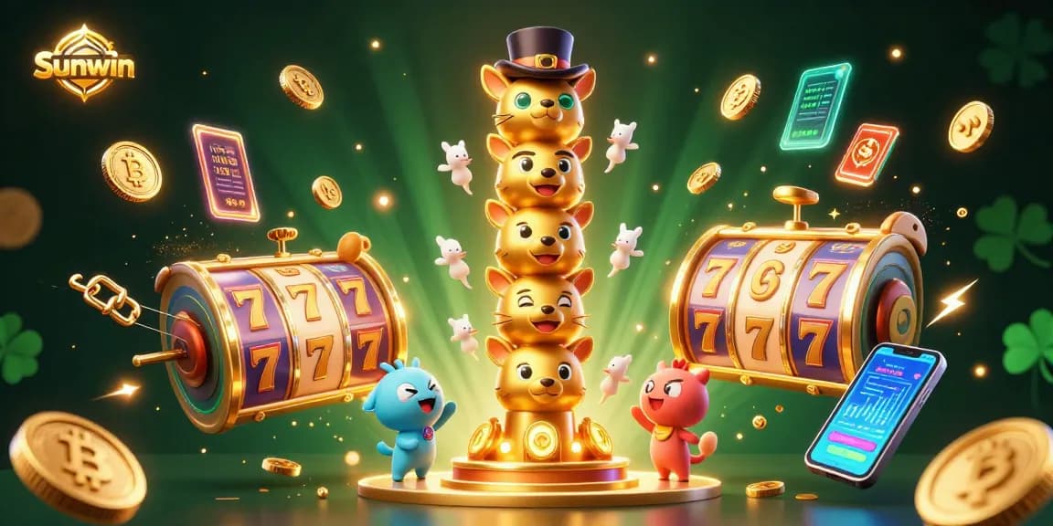Engage in the vibrant gaming world of Sunwin with dynamic slots, golden totems, and crypto coins.