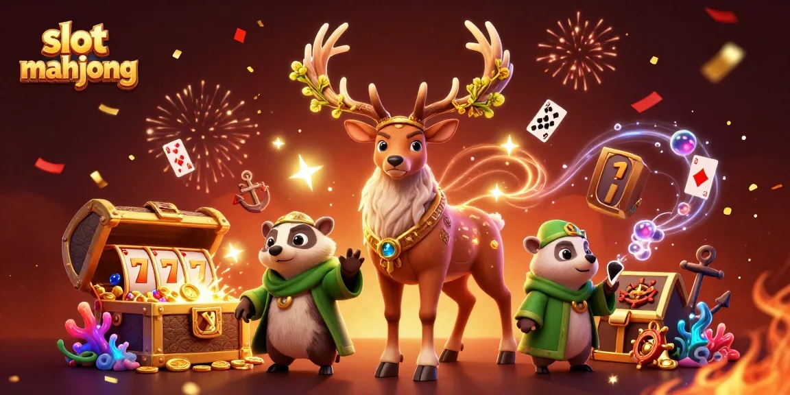 Experience thrilling gameplay with slot mahjong as the Celtic stag and wise badger embark on a mystical adventure.