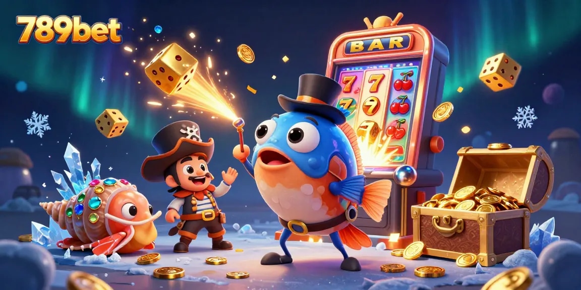 Join the excitement with 789bet's dazzling casino scene showcasing vibrant characters and thrilling game elements!