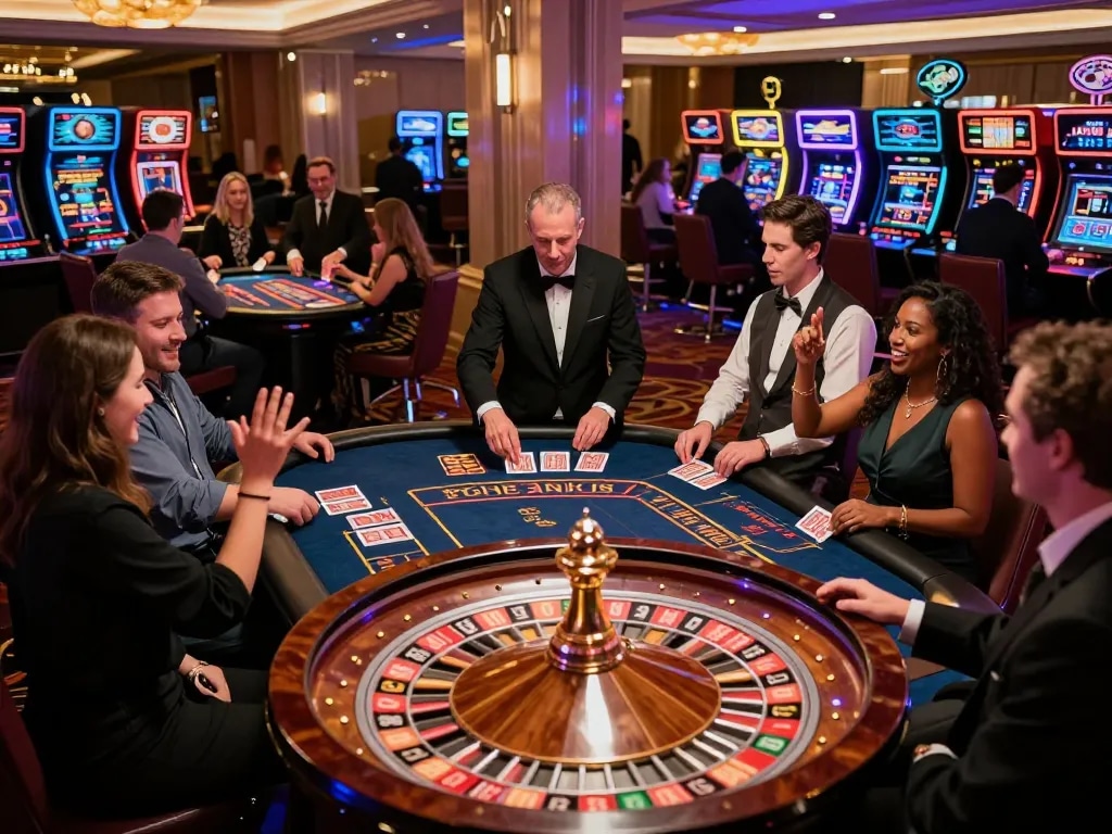 Experience the thrills of the casino floor with action from 88vvgo players engaging in live games.