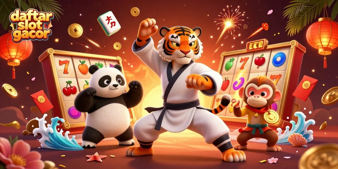 Engage with daftar slot gacor while enjoying 3D slots, vibrant symbols, and animated casino elements.