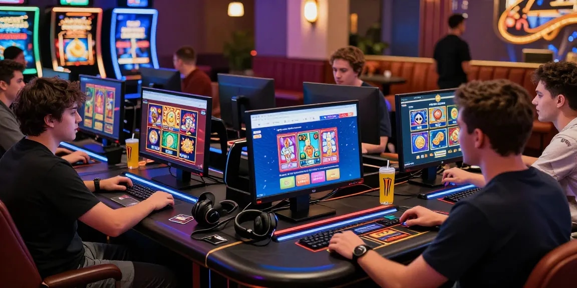 British players enjoying the latest digital experiences at credit card casinos on https://ibn.org.uk, featuring vibrant games and promotions.
