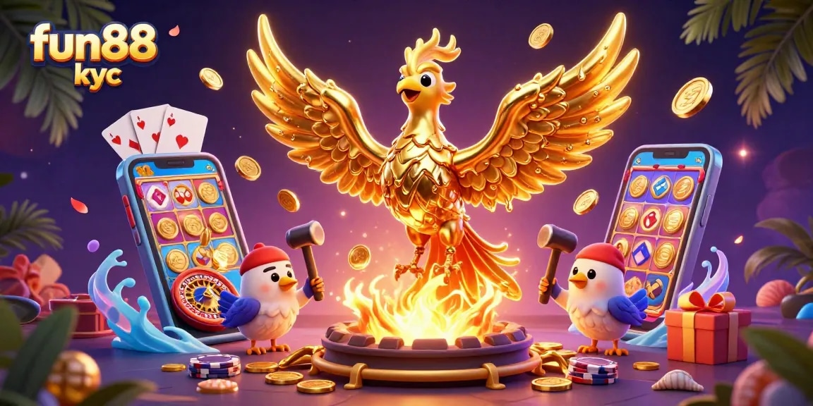 Trải nghiệm thú vị cùng fun88 kyc với hình ảnh biểu tượng cá cược độc đáo và sinh động.