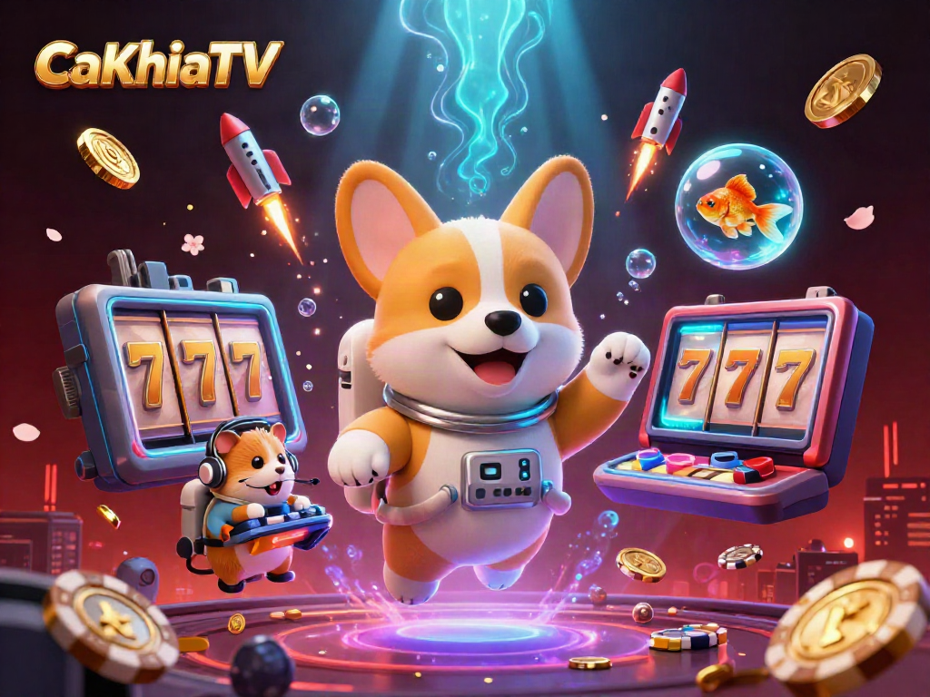 Experience thrilling gameplay with CaKhiaTV amid vibrant space casino action