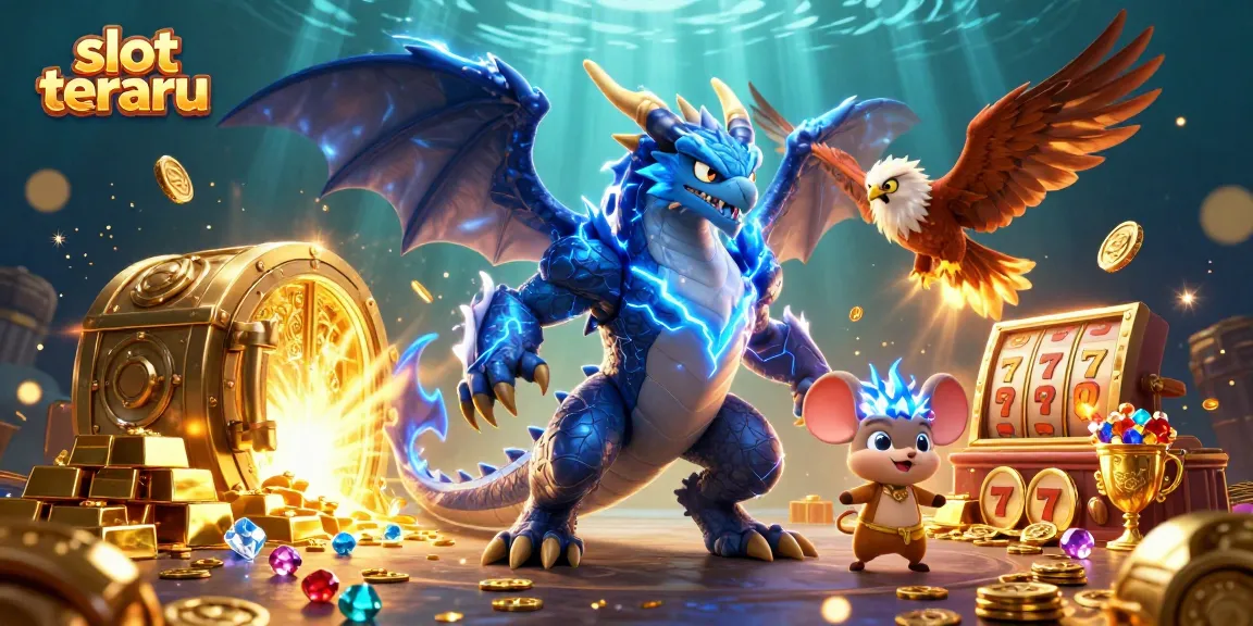 Experience the thrill of slot terbaru featuring an enchanting dragon and vibrant winning symbols.