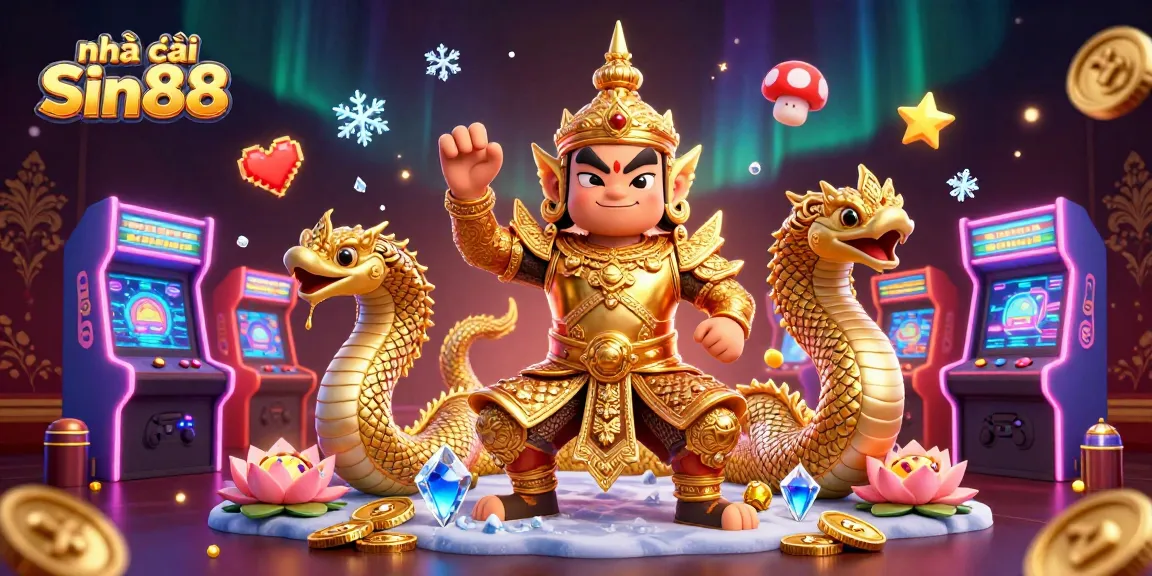 Experience thrilling fun with nhà cái Sin88 featuring vibrant gaming elements and characters.