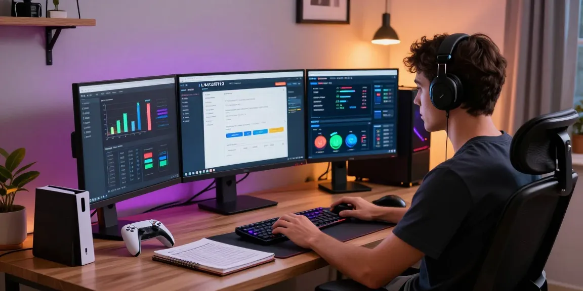 Proses Cara Login LUXURY12 di ruang kerja modern dengan aksesori gaming