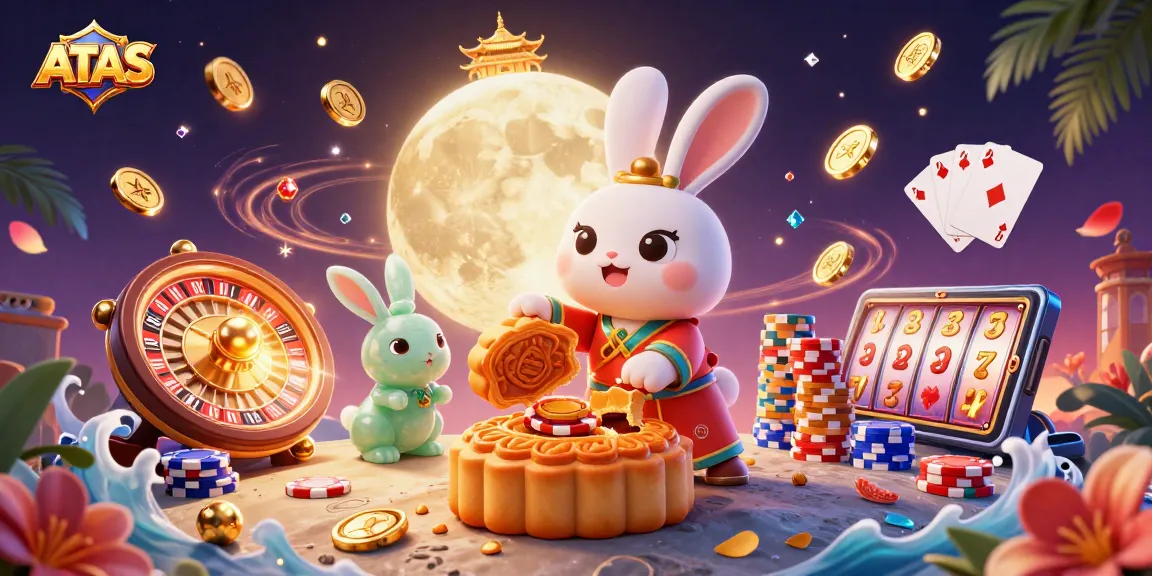 Experience thrilling gameplay at ATAS Casino with dazzling casino elements and vibrant characters.
