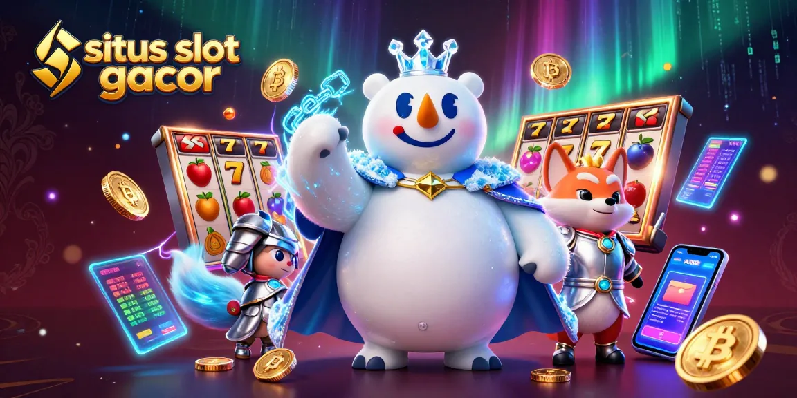 Experience excitement with situs slot gacor's vibrant 3D casino scene featuring engaging game elements.