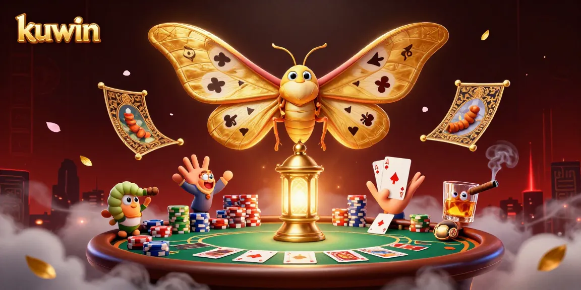 Spin the reels and win with kuwin at the thrilling casino table scene.