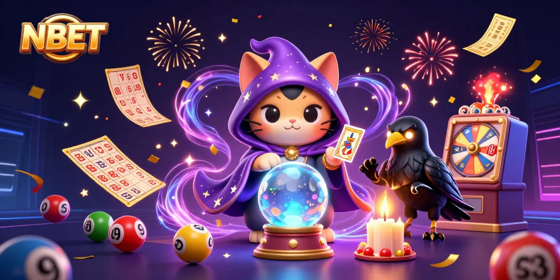 Experience the magical world of NBET with enchanting characters and vibrant lottery elements.