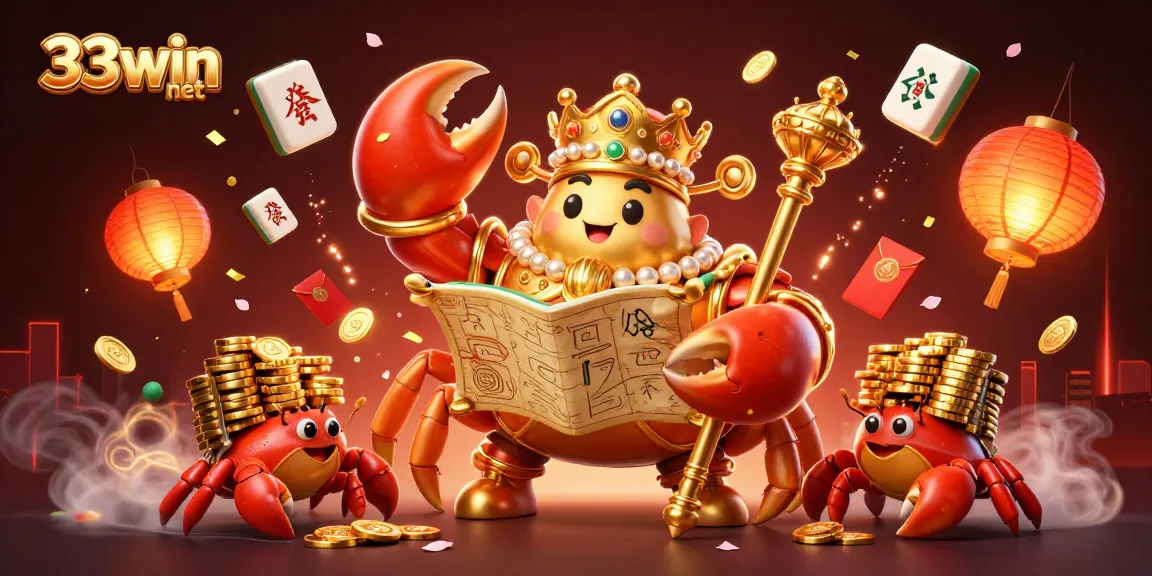 Win big with 33win net! Experience thrilling gaming with our golden crab emperor in action.