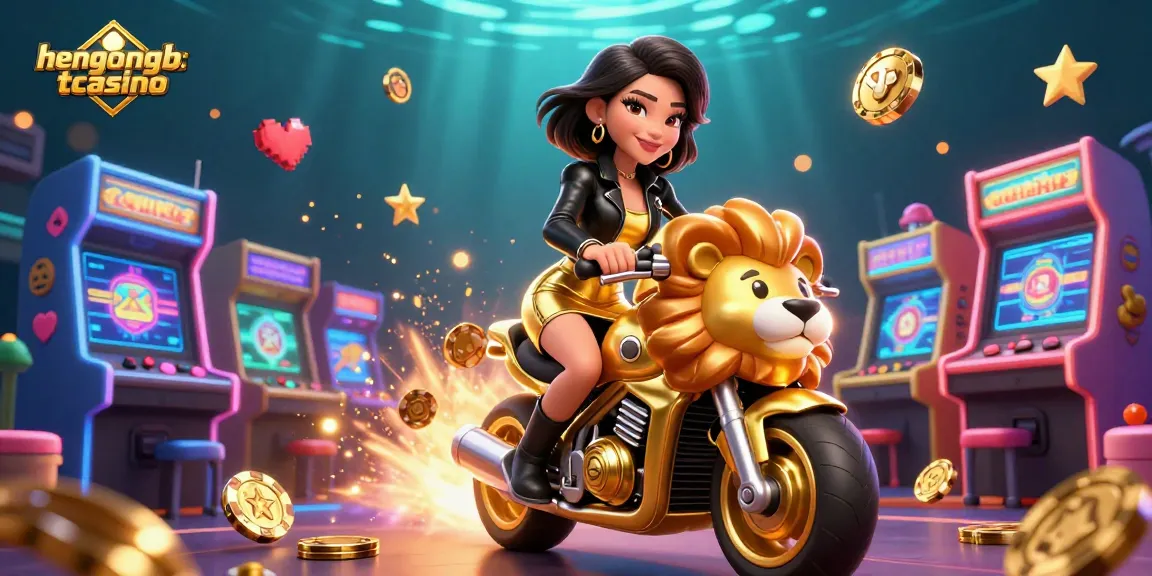 Experience high-stakes fun at hengongbetcasino with a thrilling illustration showcasing gaming excitement.