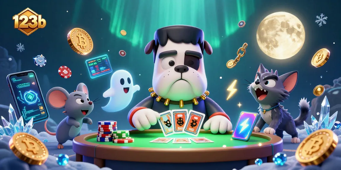 Engage with exciting online gambling at 123b with a spooky casino atmosphere.