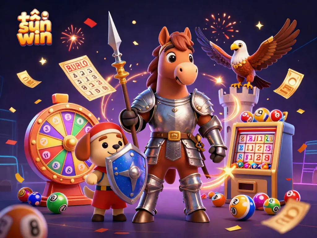 Experience the thrill with tải sun win as medieval elements blend with vibrant casino-inspired visuals!