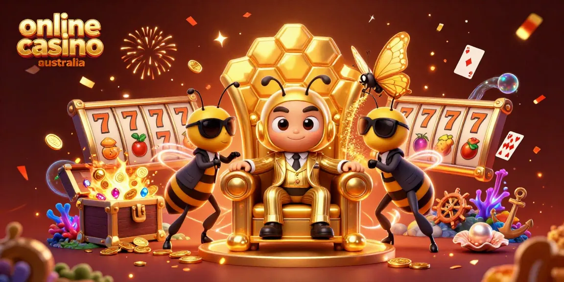 Experience the excitement of an online casino Australia with dynamic characters and vibrant game elements.