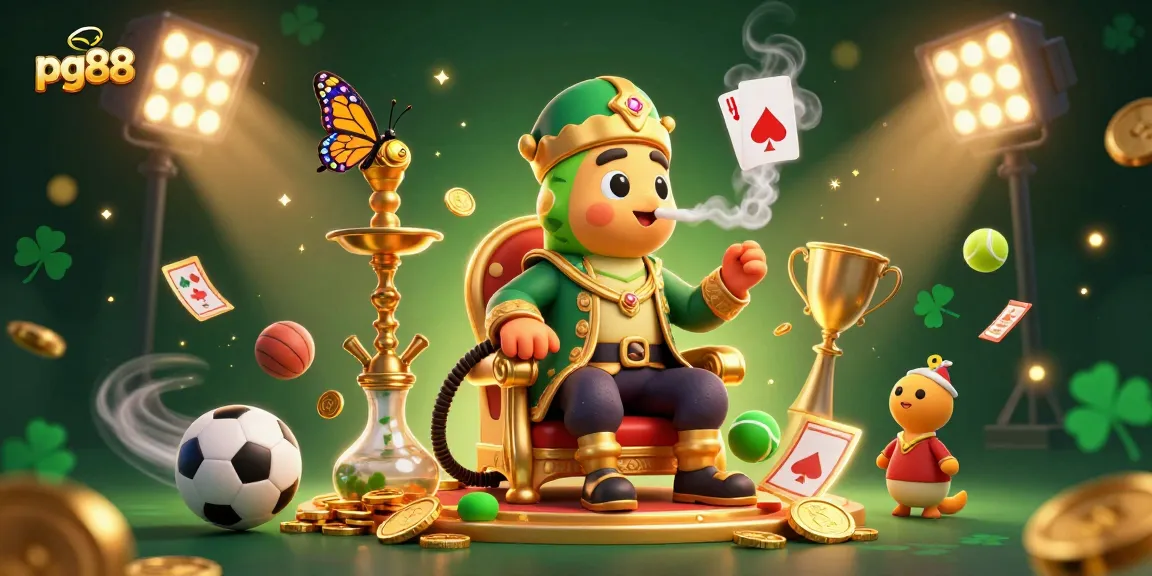 Experience thrilling wins at pg88 with vibrant gaming elements in a spectacular casino scene.