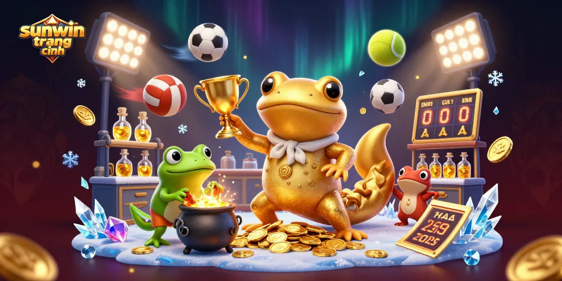Experience thrilling gaming at sunwin trang chính with vibrant characters and dynamic casino elements.