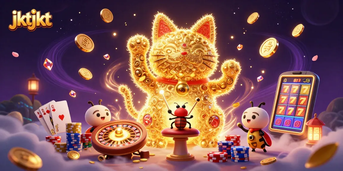Menggairahkan jktjkt sambil meraih jackpot dengan bintang keberuntungan dan simbol kasino